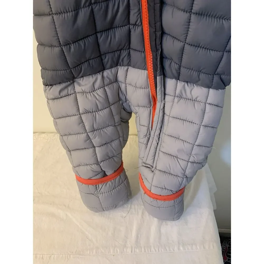 Snozu Fleece Lined Snowsuit Size 3-6 Months Baby Hooded Bunting Outerwear - Picture 2 of 9